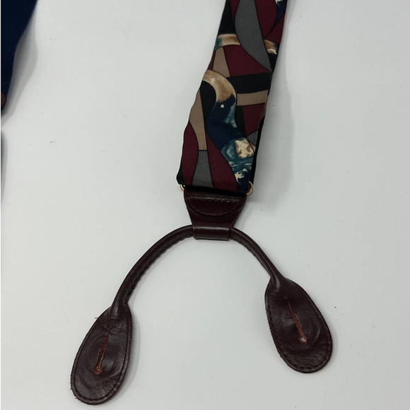 CAS Germany Vintage Silk Suspenders - Picture 4 of 7